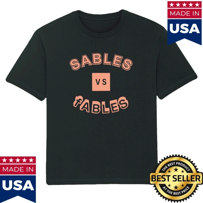 Official Bon Iver Merch Sables Vs Fables T-Shirt - New Tee Shop