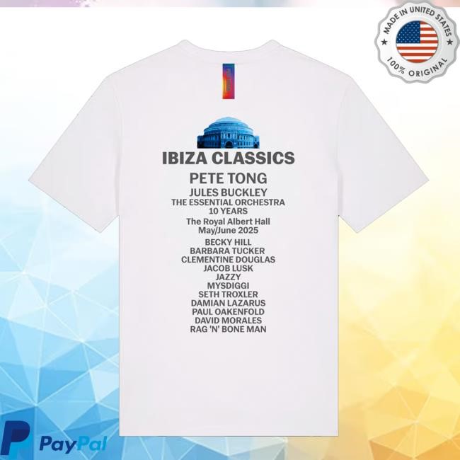 Official Pete Tong Ibiza Classics Royal Albert Hall Hoodie - New Tee Shop