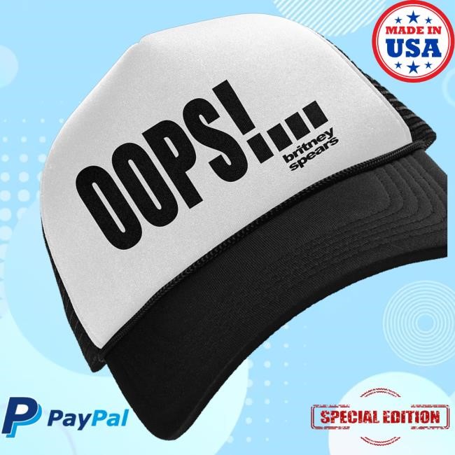 Official Britney Spears Shop Store Oops Tour Anniversary Hat - New Tee Shop