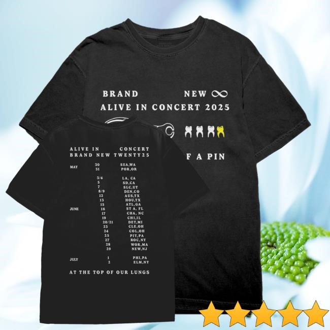 Official Alive In Concert 2025 Tour Hoodie - New Tee Shop