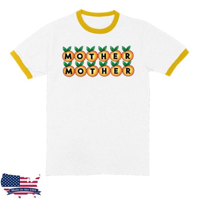 Peach Logo Ringer Shirt - New Tee Shop