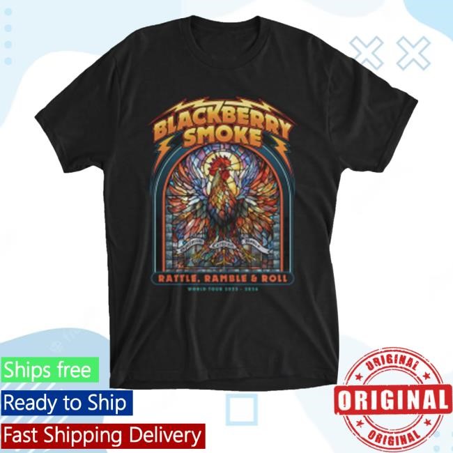 Blackberry Smoke Rattle  Ramble & Roll Long Sleeve Shirt - New Tee Shop