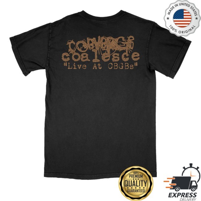 Deathwish Inc Merch Store Converge & Coalesce Live At Cbgbs Dove Shirts - New Tee Shop