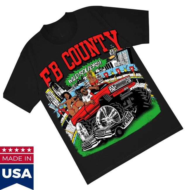 Official Fb County Merch Shop Store Fb County Wild Rollers Heavy Hard Classic Shirt - New Tee Shop