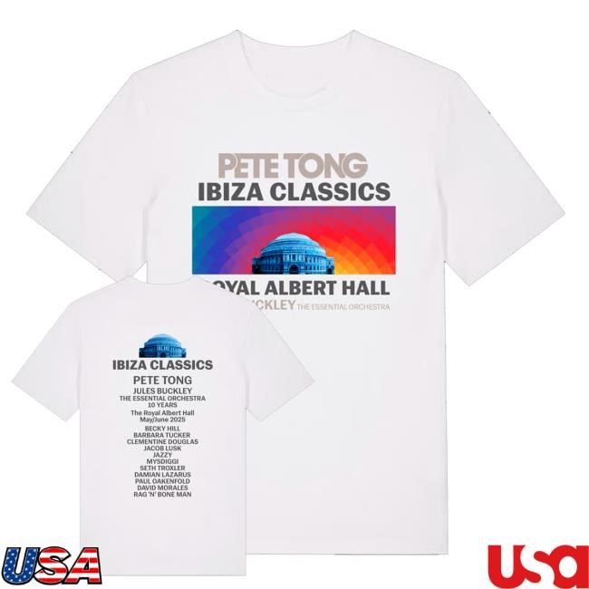 Official Pete Tong Ibiza Classics Royal Albert Hall Hoodie - New Tee Shop