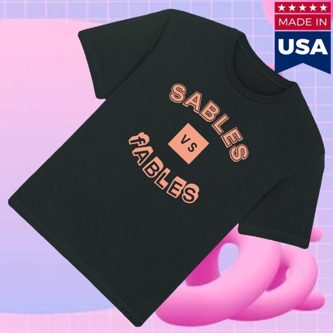 Official Bon Iver Merch Sables Vs Fables T-Shirt - New Tee Shop
