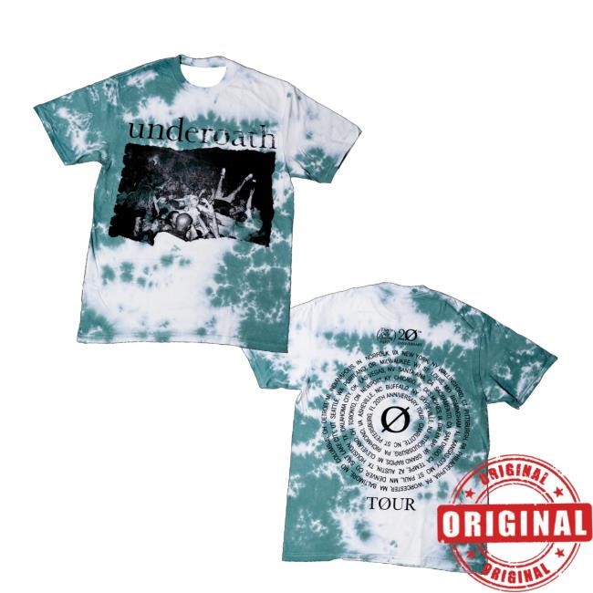 Underoath777 Merch Tocs Photo Tie Dye T-Shirt - New Tee Shop