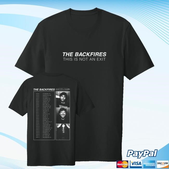 Official The Backfires Merch Shop Store Ambientinks 2025 Tour Long Sleeve Shirt - New Tee Shop
