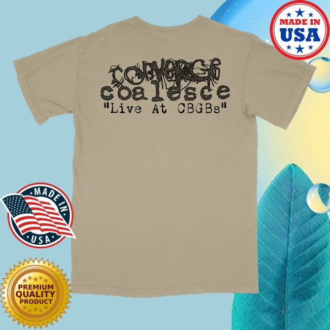 Converge & Coalesce Live At Cbgbs Symbol Zip Up Hooded Sweatshirt Deathwish Inc Merch Store - New Tee Shop