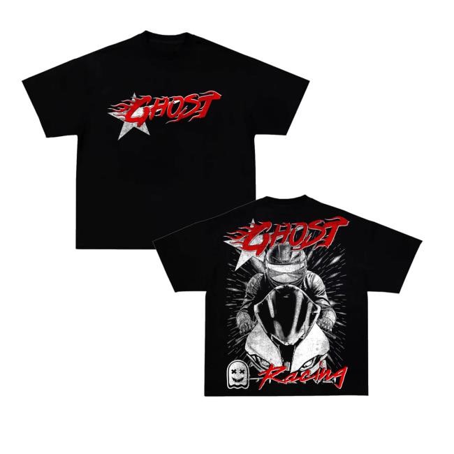 Official Ghostracing Merch Star Ghost Sweaters - New Tee Shop