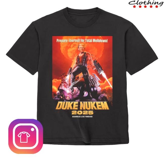 Official Duke Nukem Assholes Live Forever Hoodie - New Tee Shop