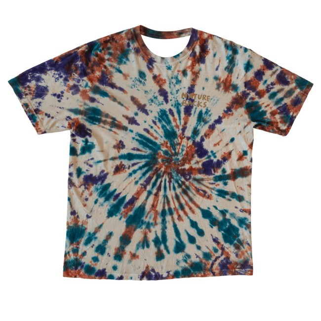 Nature Backs Merch Flower Moon Spiral Tie Dye T-Shirt - New Tee Shop