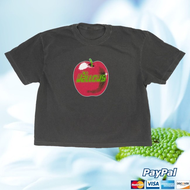 Official Wallows Merch Apple Ladies Crop Tee - New Tee Shop