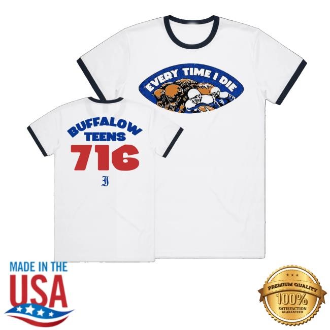 Etid Store Merch Buffalow Teens Ringer Shirt - New Tee Shop