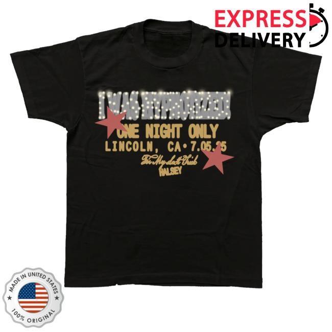 Official Halsey Store Lincoln One Night Shirt T Shirt - New Tee Shop