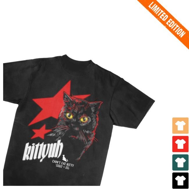 Official Caseoh Games Caseoh's Don't Eat Kitty Tee - New Tee Shop