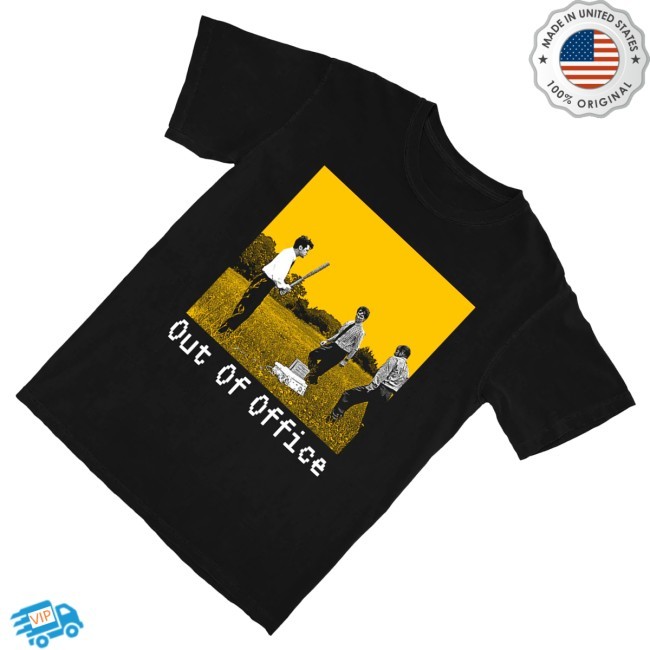Official Shitheadsteve Merch Out Of Office Field Shirts Black - New Tee Shop