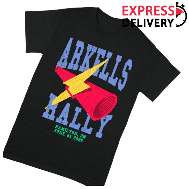 The Rally 2025 Event Tee Shirt Arkells Official Online Store - New Tee Shop