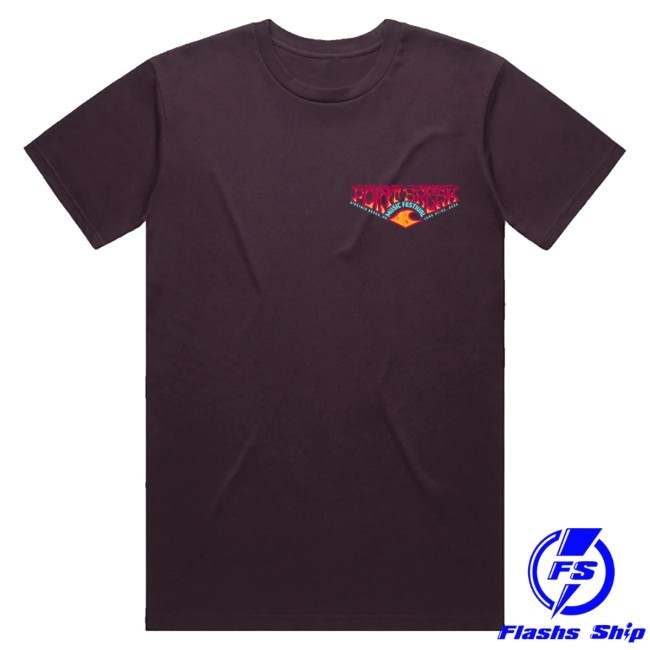 Official Point Break Festival Merch Plum Event T-Shirt - New Tee Shop