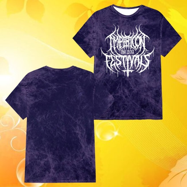 Official Impericon Merch Impericon Festival Black Metal Est 2011 Tie Dye Shirts - New Tee Shop