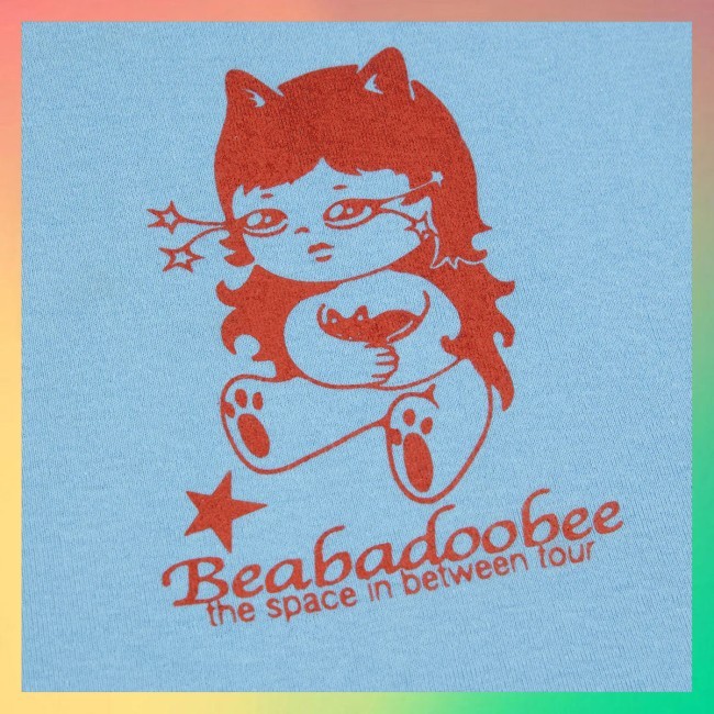 Trending Beabadoobee Merch Blue Womens Crewneck Sweatshirt - New Tee Shop