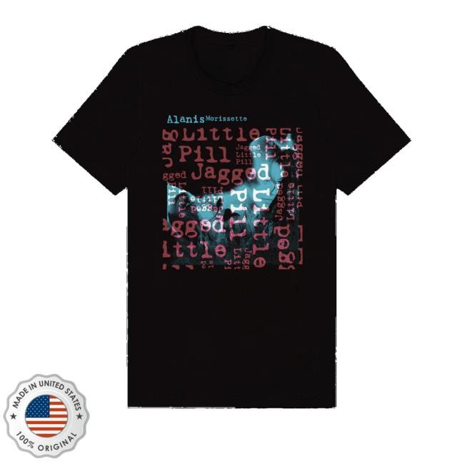 Alanis Merch Store Shop Alanis Jlp Portrait Text Tee Shirt - New Tee Shop