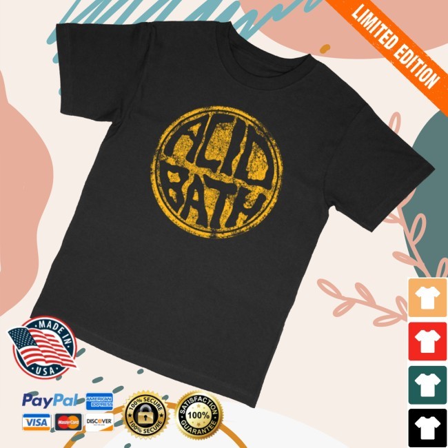 Acid Bath Worn 'N Torn Logo Tee Shirt Acid Bath Merch Store