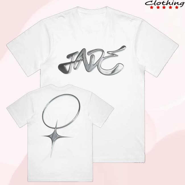 Official Jade Merch Shop Store Chrome Logo White Shirts - New Tee Shop