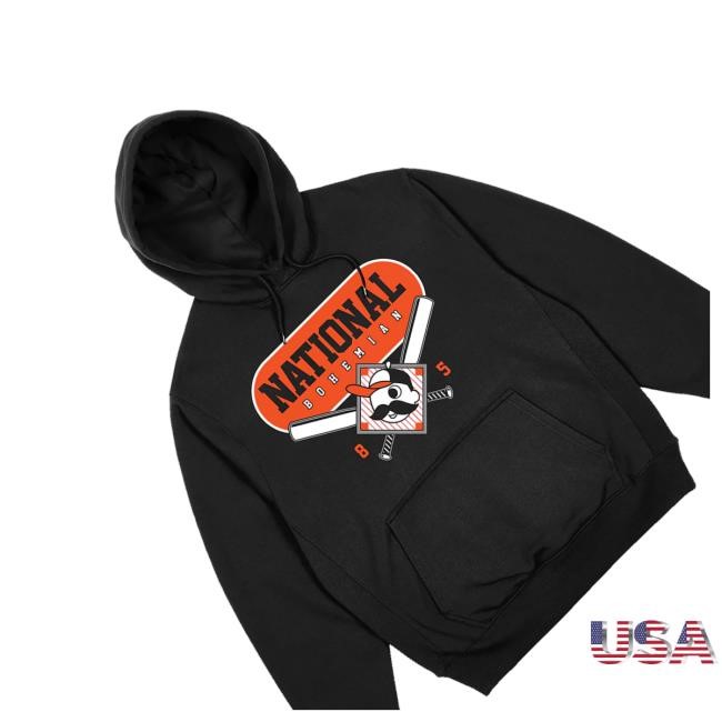 Official National Bohemian Merch Shop Baseball Season Black Shirts - New Tee Shop