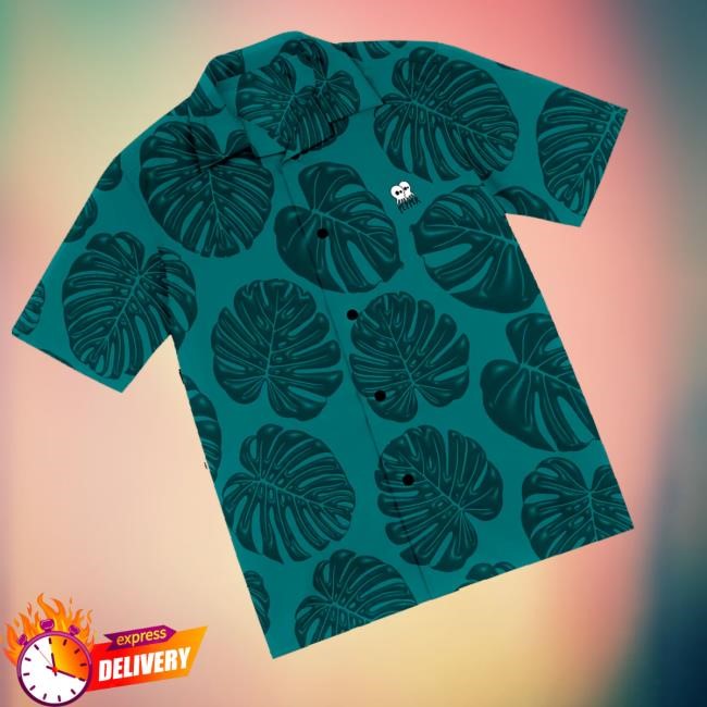 Official Pepper Merch Shop Store Monstera Button Up Tee Shirt - New Tee Shop
