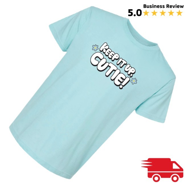 Official Ak Przy Merch Keep It Up Cutie Floral Crewneck Sweatshirt - New Tee Shop