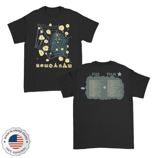 Turnover Peripheral Vision US Tour Long Sleeve Shirt Turnover Merch Store Us Tour - New Tee Shop