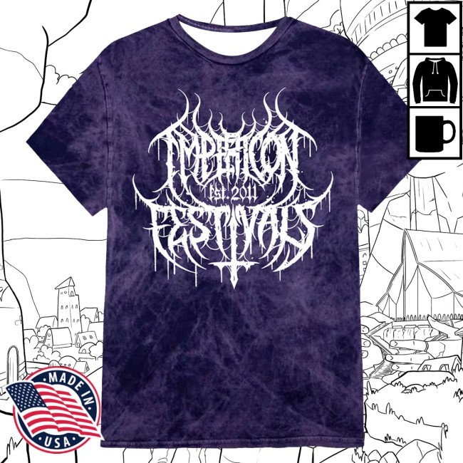 Official Impericon Merch Impericon Festival Black Metal Est 2011 Tie Dye Shirts - New Tee Shop