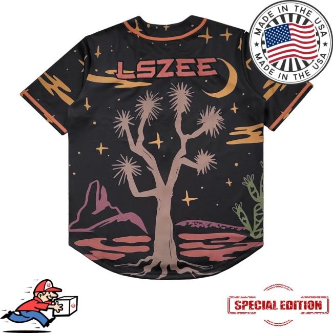 Official Lszee Merch Shop Store Joshua Tree Baseball Jersey Tee - New Tee Shop