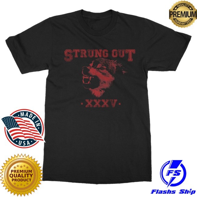 Trending Strung Out Merch Wolf Crewneck Sweatshirt - New Tee Shop