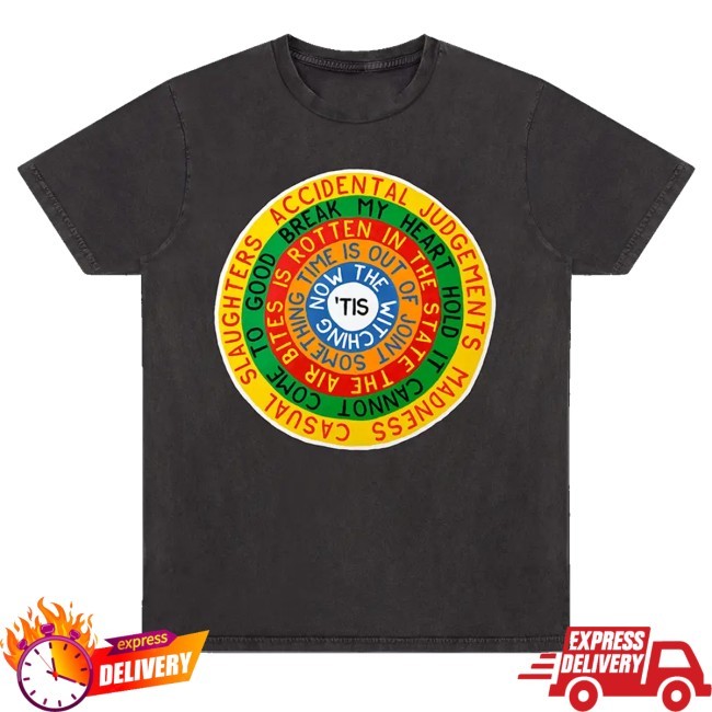 W.A.S.T.E. Merch Hamlet Hail To The Thief Circles Design Black Zip Hoodie - New Tee Shop