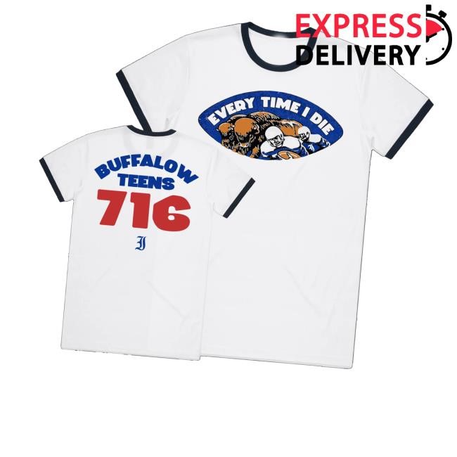 Etid Store Merch Buffalow Teens Ringer Shirt - New Tee Shop