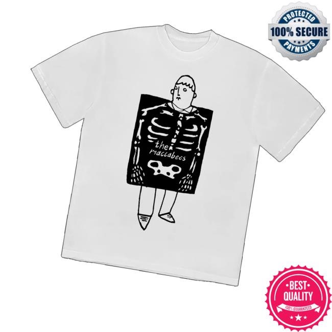 The Maccabees Merch Skeleton White Shirts - New Tee Shop