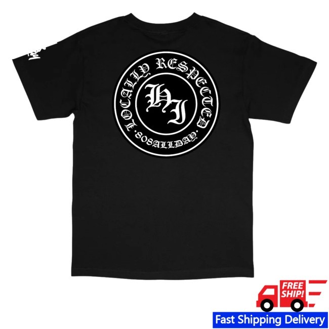 808Allday Black Respected Crewneck Sweatshirt 808 All Day Merch Store